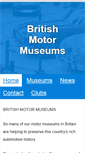 Mobile Screenshot of britishmotormuseums.com