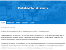 Tablet Screenshot of britishmotormuseums.com
